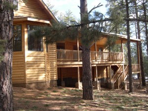 Back of the Enfield Chalet in Show Low, AZ