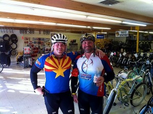 Me and Leonard Zito after 200k Brevet